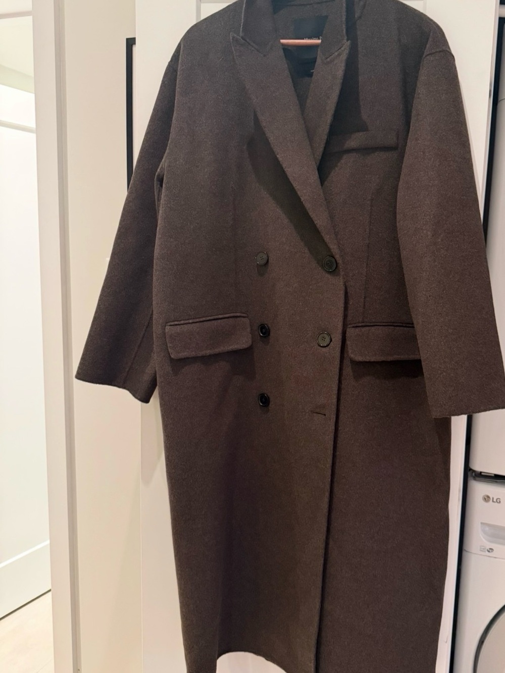 @NEW without tags โMassimo Dutti Double-Breasted Wool Coat โ Size M